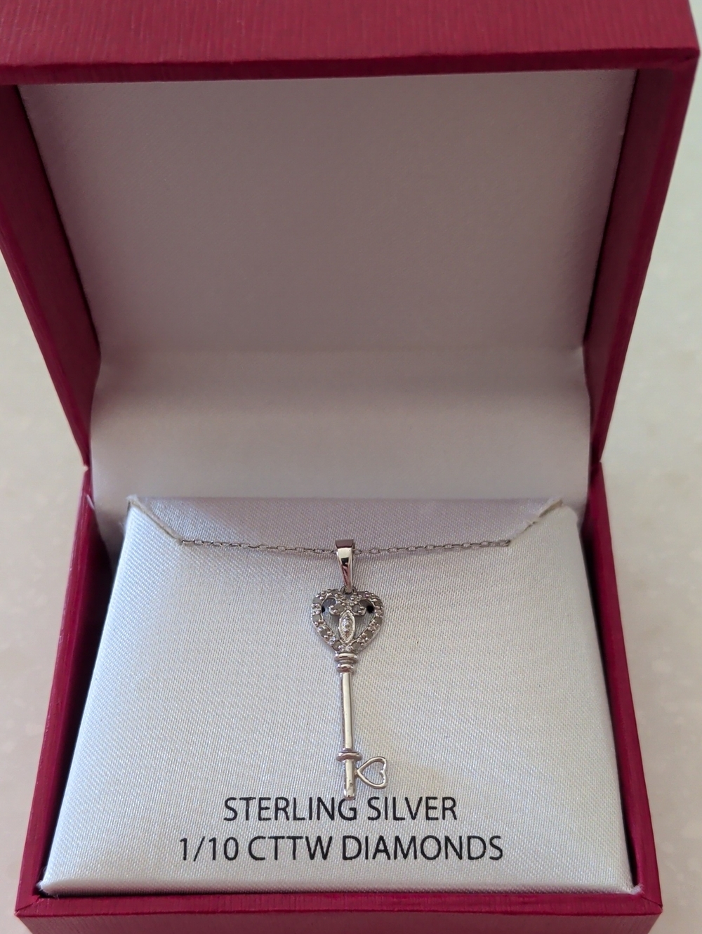 Heart Key Necklace